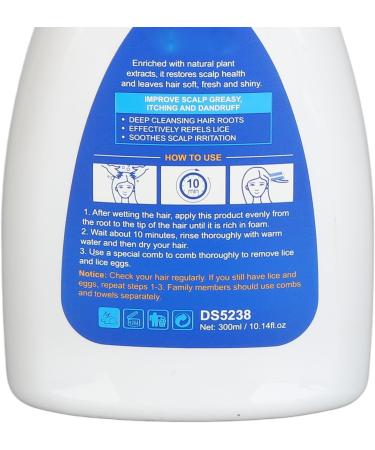 Lice Defense Daily Shampoo 300ml - Scalp Cleaning & Repellent for Home and Travel - Buy Online on GoSupps.com