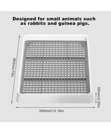 Buy Kyaoayo XL Rabbit & Cat Toilet - Oversize Pet Urine Pan for Rabbits Guinea Pigs Chinchillas & Ferrets - Ideal Puppy Toilet Tray - International Shipping Available - Buy Online on GoSupps.com