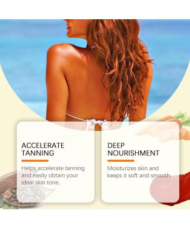 OLLZPJFPK Carrot Blackening Gel Summer Outdoor Body Care Hydrating Moisturizing Nourishing Skin - Buy Online on GoSupps.com