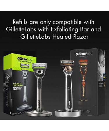 GilletteLabs Men's Razor Blade Refills with Exfoliating Bar - 10 Cartridges - Buy Online on GoSupps.com