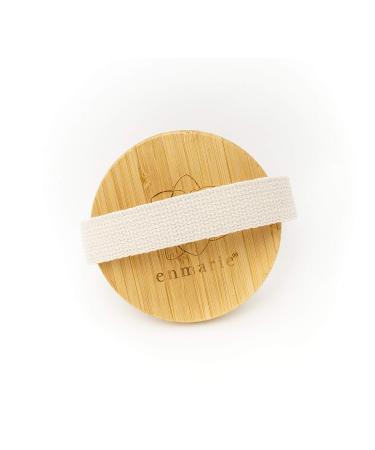 ENMARIE Round Dry Skin Brush - Medium-to-Firm Strength Natural Bristle - Enhances Skin Health - Buy Online on GoSupps.com