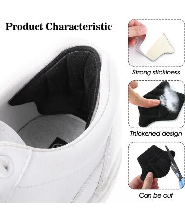 WLLHYF 8 Pcs Shoe Heel Cushion Inserts - Self-Adhesive Pads for Men and Women - Prevent Too Big Shoes with Grips Liner - Mesh Back of Heel Inserts - Buy Online on GoSupps.com