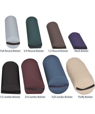 EARTHLITE Bolster Pillow Neck - Durable Massage Bolster for Back Pain Relief | 100% PU Upholstery with Strap Handle | Professional Quality for Massage Tables | Amethyst - Buy Online on GoSupps.com