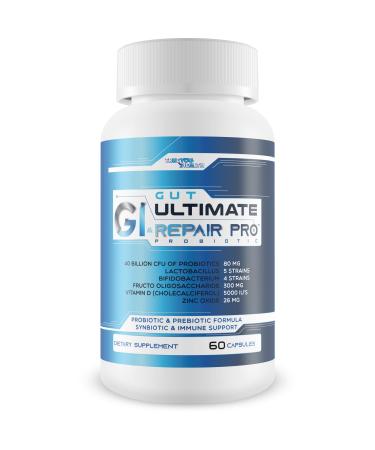 Gut & GI Ultimate Repair Pro Probiotic - Our Best Gut Probiotics for Full Probiotic GI Gut & Vag Support - Probiotic Vag Health - Women s Probiotics for Gut Health and Vag Health - Vag Probiotics
