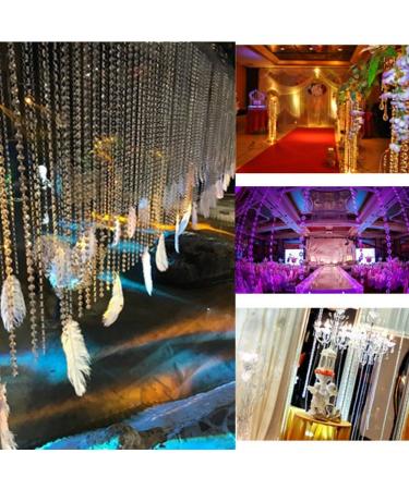 KIPETTO 33FT Crystal Acrylic Gem Bead Strands for Wedding & Party Decor - Buy Online on GoSupps.com