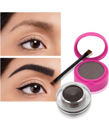 Eyebrow Powder Set 2 in 1 Eyebrow Powder Sculpting Kit - Portable Compact Eyebrow Shaper Set Eyebrow Makeup Palette for Girls Littryee 3 - Buy Online on GoSupps.com