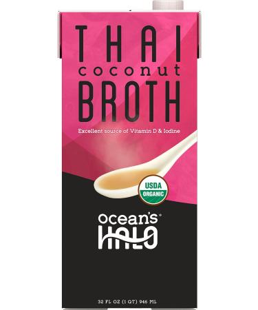 Ocean's Halo, Organic and Vegan Thai Coconut Broth, 32 Fl Oz