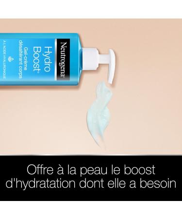 Neutrogena Hydro Boost Gel Body Cream 250ml - Thirst-Quenching Moisturizer with Hyaluronic Acid for Deep Hydration - Buy Online on GoSupps.com