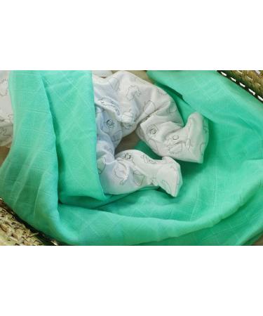 MuslinZ 6pk Baby Muslin Squares 70x70cm - 100% Pure Cotton, Absorbent & Breathable - Confetti Print - Buy Online on GoSupps.com