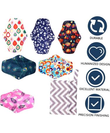Magiclulu 18 STK Reusable Menstrual Pads with Wings - Eco-Friendly Storage Bags for Women's Bandages & Care Mat - International Shipping Available - Buy Online on GoSupps.com