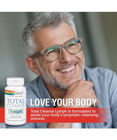 Solaray Total Cleanse Lymph - 60 Vegetarian Capsules for Detox & Immune Support - Buy Online on GoSupps.com