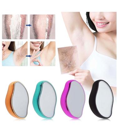 Crystal Hair Eraser - Painless Exfoliation Hair Removal Tool for Women and Men (Red/Rose) - Buy Online on GoSupps.com