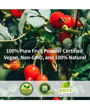 ECO-TASTE Rose Hips Powder 5.3oz - 100% Pure, Vegan Friendly, Non-GMO, No Additives - Buy Online on GoSupps.com