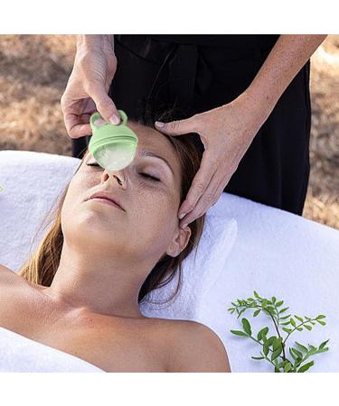 Buy Round Ice Face Shape Scooter | Cool Silicone Massage Brush for Women - Summer Refreshing Facial Treatment - Buy Online on GoSupps.com