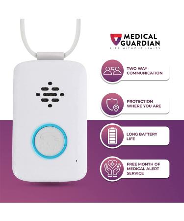 Active Guardian Mini Alert Button for Seniors - Water Resistant 24/7 Emergency Call Button - 4G LTE Cellular with Two-Way Speaker - Buy Online on GoSupps.com