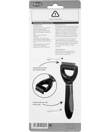 Trixie Universal Groomer for Coat Type 2/4/6 Small Dogs and Cats Medium Plastic / Metal Prongs 5 x 18 cm - Buy Online on GoSupps.com