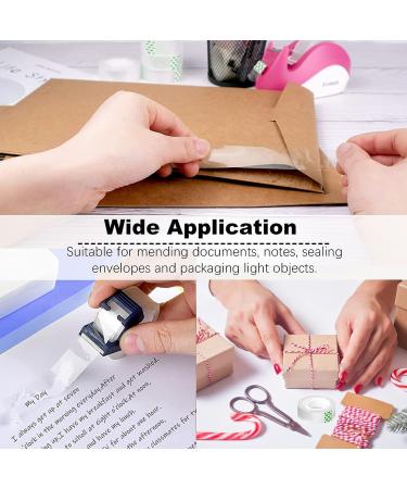 Cayxenful 12 Rolls Transparent Tape Refills  3/4-Inch x 1000 inch Clear Tape  1 inch Core  Clear Tape Refill Rolls for Gift Wrapping  Home  School Office Supplies - Buy Online on GoSupps.com