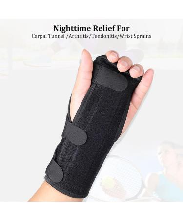 Wrist Splint for Right & Left Hand - Breathable Support Brace for Adults | Comfortable Resting Hand Splint - Buy Online on GoSupps.com