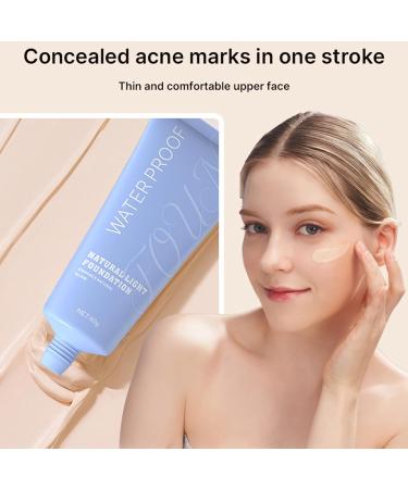 Zestivra Liquid Foundation Water Resistant Long Lasting Coverage Concealer Liquid Face Care Cosmetics for Daily Use Travel and Leisure - Buy Online on GoSupps.com