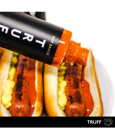 TRUFF Original Black Truffle Hot Sauce 6 oz - Gourmet Sauce with Ripe Chili Peppers, Truffle Oil, Organic Agave Nectar - Unique Flavor Experience - Buy Online on GoSupps.com