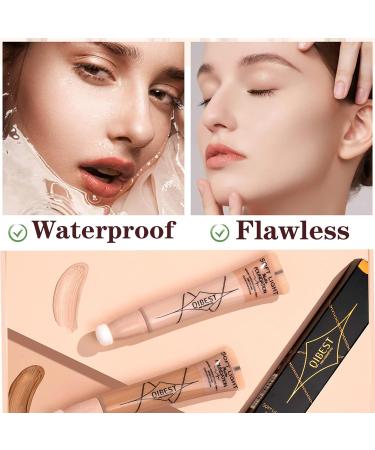 Moisturizing Matte Liquid Foundation Beauty Wand - Full Coverage Lightweight Makeup for Dry Skin - Waterproof and Natural Finish - Buy Online on GoSupps.com