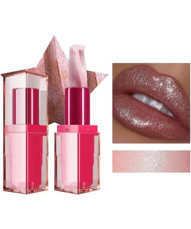  G n rique Glitter Lipstick Red Glitter Lipstick | Pearlescent Glitter Lipstick | Long-Lasting Lipstick Waterproof Cosmetics Highly Pigmented for Women and Girls - Buy Online on GoSupps.com