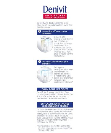 Denivit Anti-Stain Toothpaste - 50ml Tube (4 Pack) | Premium Teeth Whitening eCommerce - Ship Worldwide - Buy Online on GoSupps.com