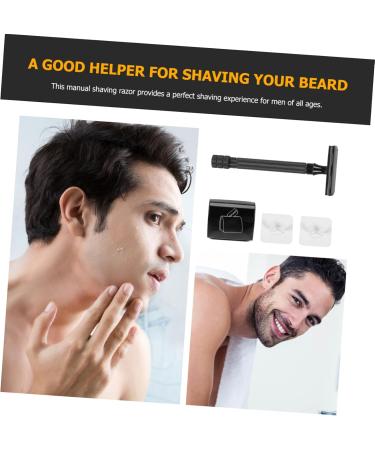 Angoily 3-Piece Portable Razor Set - Adjustable Aluminum Alloy Beard Holder - International Shipping - Buy Online on GoSupps.com
