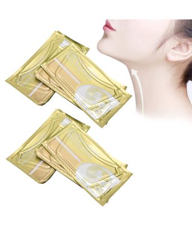 HURRISE Neck Anti Wrinkle Mask 10 Pieces Collagen Neck Mask Firming Mask for Treatment of Neck Wrinkles (White)