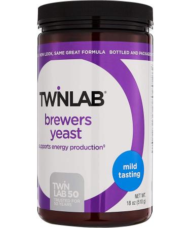 Twinlab Brewers Yeast Energy Powder - Immune & Nervous System Support Probiotic for Men & Women - 18 oz - Buy Online on GoSupps.com