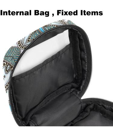 Shop Portable Women's Binding-Up Bags | Menstrual Cup & Tampon Bags for Teens | Boho Indian Vintage Mandala Design - Buy Online on GoSupps.com