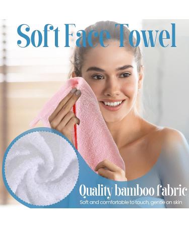 100 Pcs Bamboo Washcloths Towel Bulk - Soft & Absorbent 10x10 Inch Baby & Face Towel for Bathroom - Quick Drying & Reusable Bamboo Towels - Buy Online on GoSupps.com