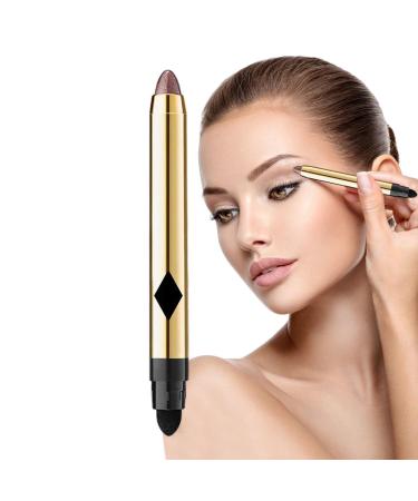 Eyeshadow Pencil - Double-Ended Pearlescent Eye Shadow Pencil Crayon - Crayon Brightener Highlighter Makeup Stick Kit Waterproof Shimmer Eyeliner Makeup Frifer 07#