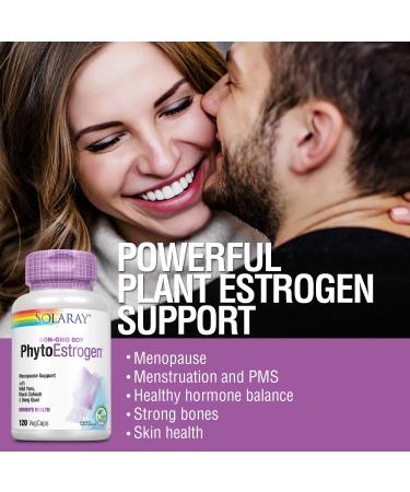 Solaray Phytoestrogen Supplement - 120 Count - Buy Online on GoSupps.com