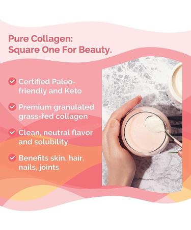 Zint Pure Grass-Fed Collagen Peptides - Hydrolyzed Collagen 16 oz (454 g) - Buy Online on GoSupps.com