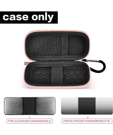 Heart Rate Monitor Case Compatible with AliveCor KardiaMobile Personal EKG/for AliveCor KardiaMobile 6L/ for Sec Heart Monitor. Storage Carrying Holder Fits for Pill Organizer -Rose Gold (Box Only) Pink - Buy Online on GoSupps.com