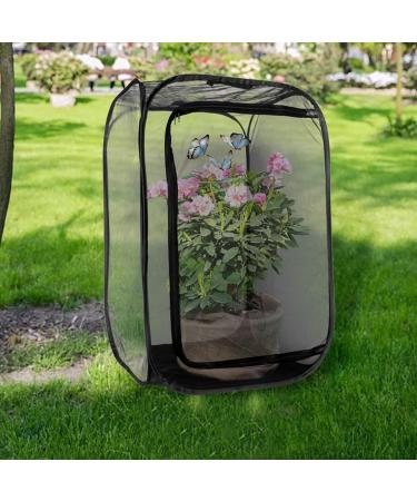 Makluce N/P Large Monarch Butterfly Habitat Mini Cage Mini Plant Greenhouse Insect And Butterfly Cage Pop-up Collapsible Insect Mesh Cage With Zipper Protection For Easier Clean judicious - Buy Online on GoSupps.com