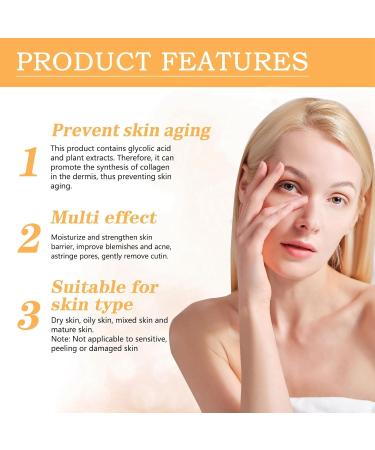 Glycolic Acid Toner Glycolic Acid 7% Toning Solution Glycolic Acid 7% Hydrating Serum Skin Glycolic Acid Serum Toner Skincare Hydrating Moisturiser Resurfacing Solution Brightening Serum Facial Serum - Buy Online on GoSupps.com