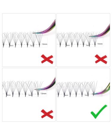 EMEDA Thin Base 6D Premade Fans Volume Lash Extensions - 6D-0.07-C 9-15mm - Buy Online on GoSupps.com