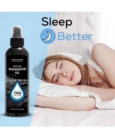 Aromasong Extra Strength Ultra-Pure Magnesium Spray - 8 Oz | Headache & Leg Discomfort Relief | Calm Sleep Support - Buy Online on GoSupps.com