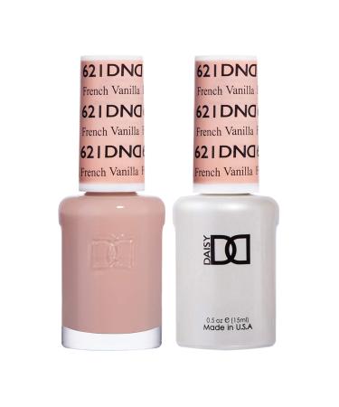 DND Duo Gel & Nail Polish Set - French Vanilla 621-2x15ml
