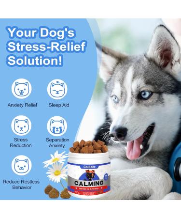 Dog Calming Chews 150 Count Anxiety Relief for Dogs Calming Treats for Dogs Chicken Flavour Chicken 150 Count - Buy Online on GoSupps.com