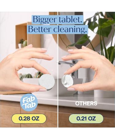 Fab Tab Dual Foaming Hand Soap Kit - 2 Refillable Glass Foaming Hand Soap Dispensers + 6 Tablet Refills - Variety Scents - Makes 6 x 11.9 Fl oz Bottles (71 Fl oz Total) 11.9 Fl Oz (Pack of 6) - Buy Online on GoSupps.com