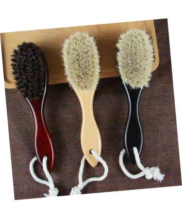 Frcolor Mustache & Beard Brush Stand | Wooden Hairbrush Holder for Men - 20x5cm - Buy Online on GoSupps.com