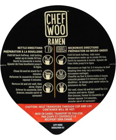 CHEF WOO BRAISED BEEF RAMEN NOODLES (Pack of 12) | Made with Organic Ramen Noodles | Plant Based Protein | Certified Vegetarian Vegan Kosher Halal | Made with better for you ingredients| Amazing flavour - Buy Online on GoSupps.com