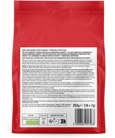 by Amazon Senseo Compatible Classic Coffee Pods Medium High Roast ground 144 Count 4 Pack of 36 - Rainforest Alliance Cer - Buy Online on GoSupps.com