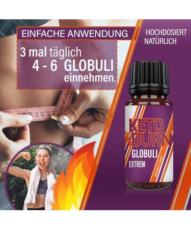 HelloNutrition KETO BURN Globuli EXTREME - Natural Vegan Weight Loss Supplement for Men & Women | Boost Metabolism Fast & Effectively - Buy Online on GoSupps.com