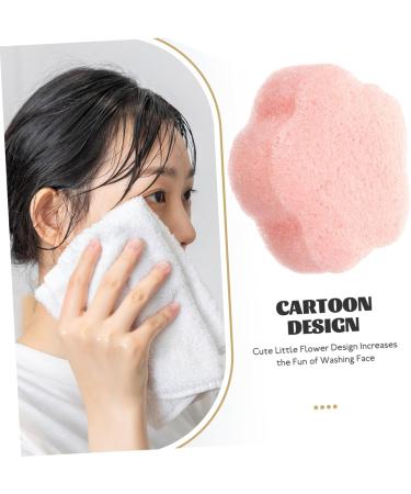 minkissy Cleansing Sponge Plant Face Cleaning Face for Cleansing and Exfoliating for Facials Facial Cleansing Sponge Sponge Face Wash Round - Buy Online on GoSupps.com