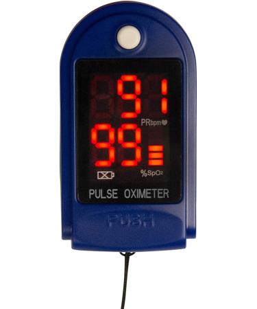 Roscoe Medical Finger Pulse Oximeter - Pediatric and Adult Oxygen Saturation Monitor for Sports and Aviation Use - Buy Online on GoSupps.com