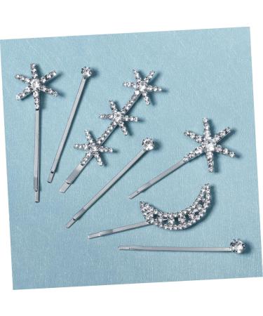 FRCOLOR 2 Sets Fringe Bobby Pin Hair Barrettes for Women Rhinestone Hair Clip Hair Clips Hair Accessories Side Clip Star Hair Clip Rhinestone Barrettes Alloy Wild Issue Card - Buy Online on GoSupps.com